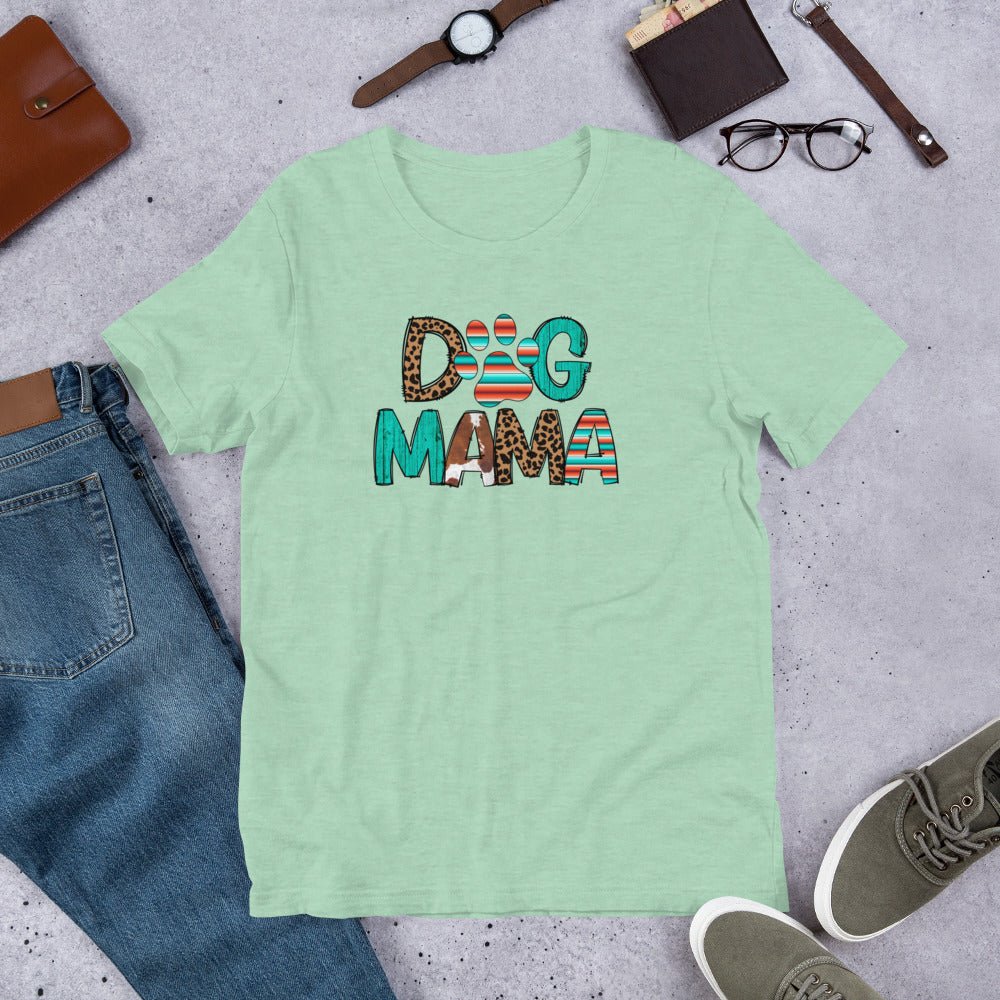 Dog Mama Leopard Print T-Shirt