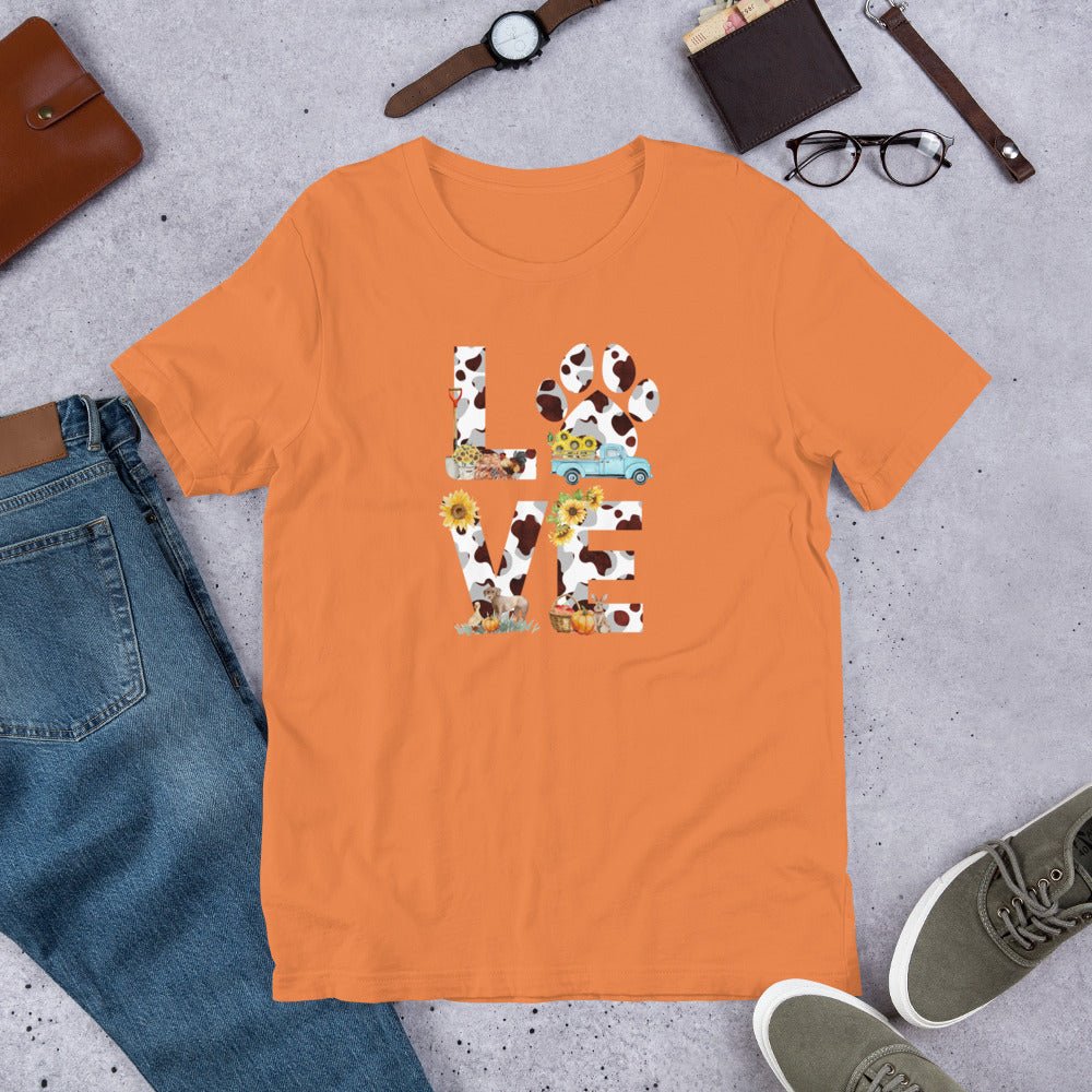 Dog Mom Farm Love T-Shirt