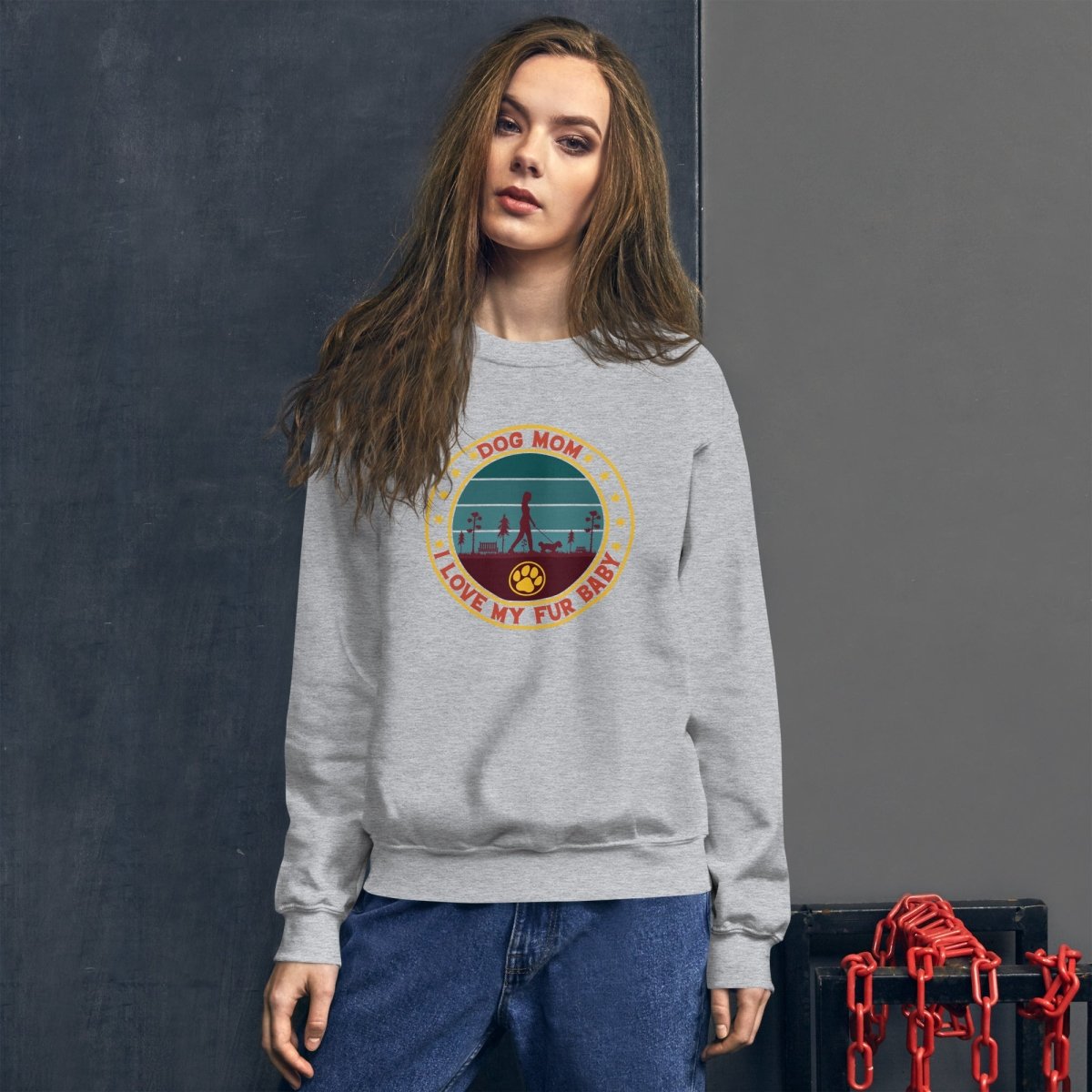 Dog Mom Vintage Sweatshirt