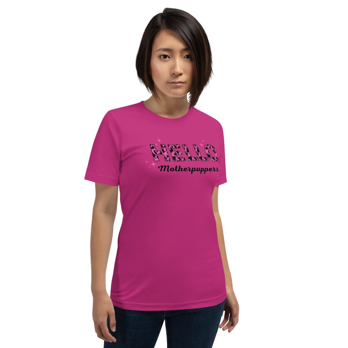 Hello Motherpuppers Dog Mom T-Shirt