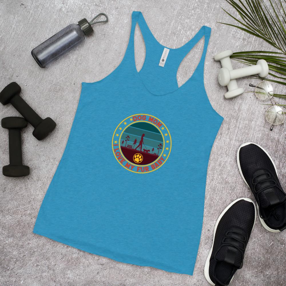 Dog Mom Vintage Racerback Tank