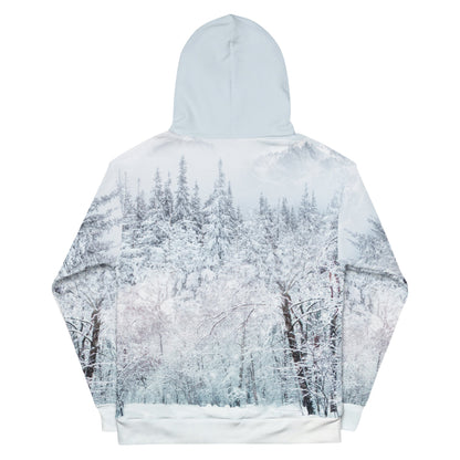 Women's White Wolf Hoodie