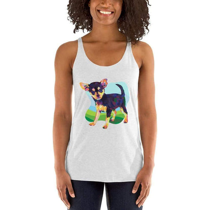 Black and Tan Chihuahua Racerback Tank Top