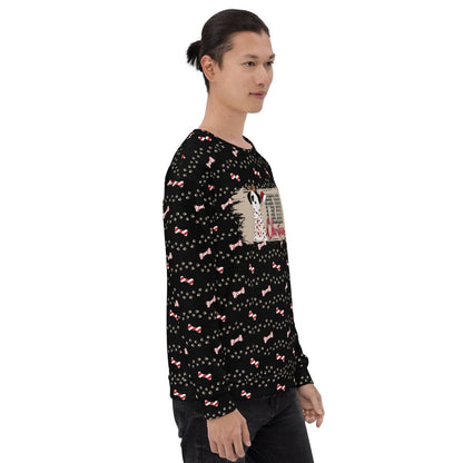 Black Merry Christmas Paw Sweatshirt