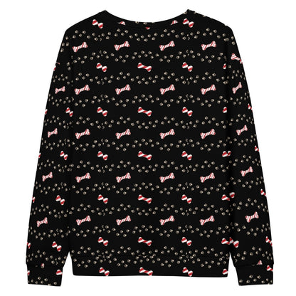 Black Merry Christmas Paw Sweatshirt