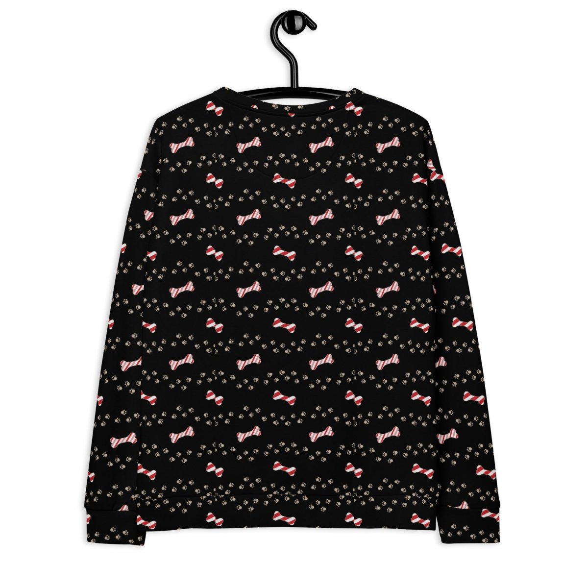 Black Merry Christmas Paw Sweatshirt