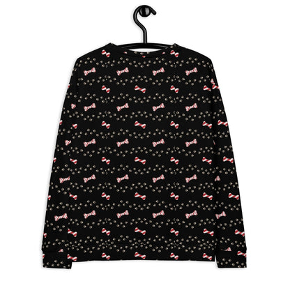 Black Merry Christmas Paw Sweatshirt