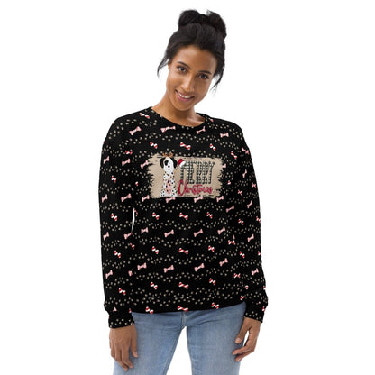 Black Merry Christmas Paw Sweatshirt