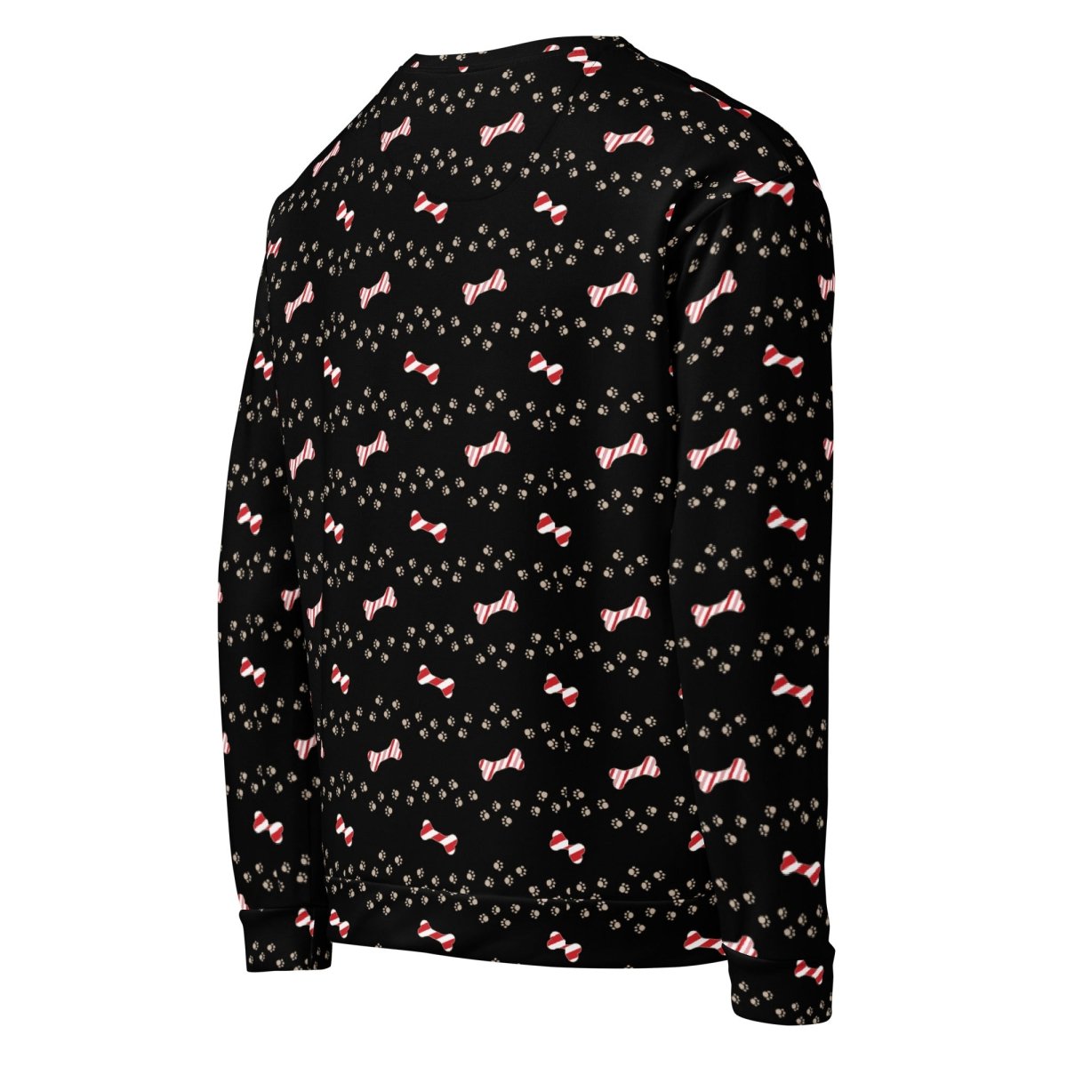 Black Merry Christmas Paw Sweatshirt