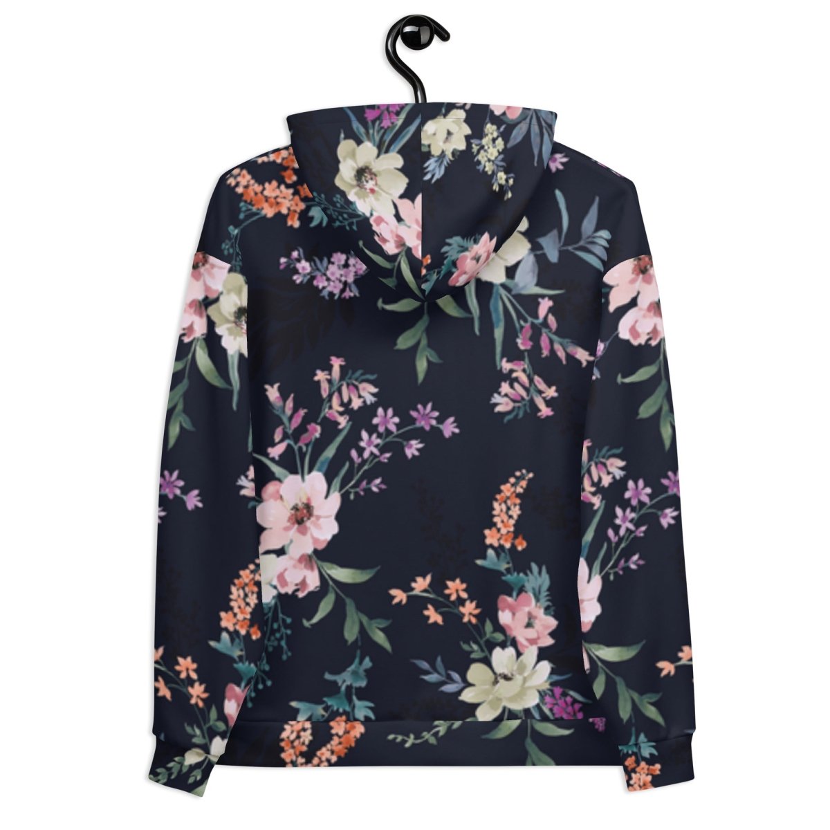Blue Floral Dog Mom Hoodie