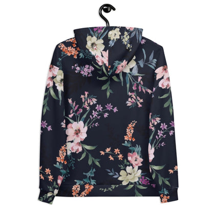 Blue Floral Dog Mom Hoodie