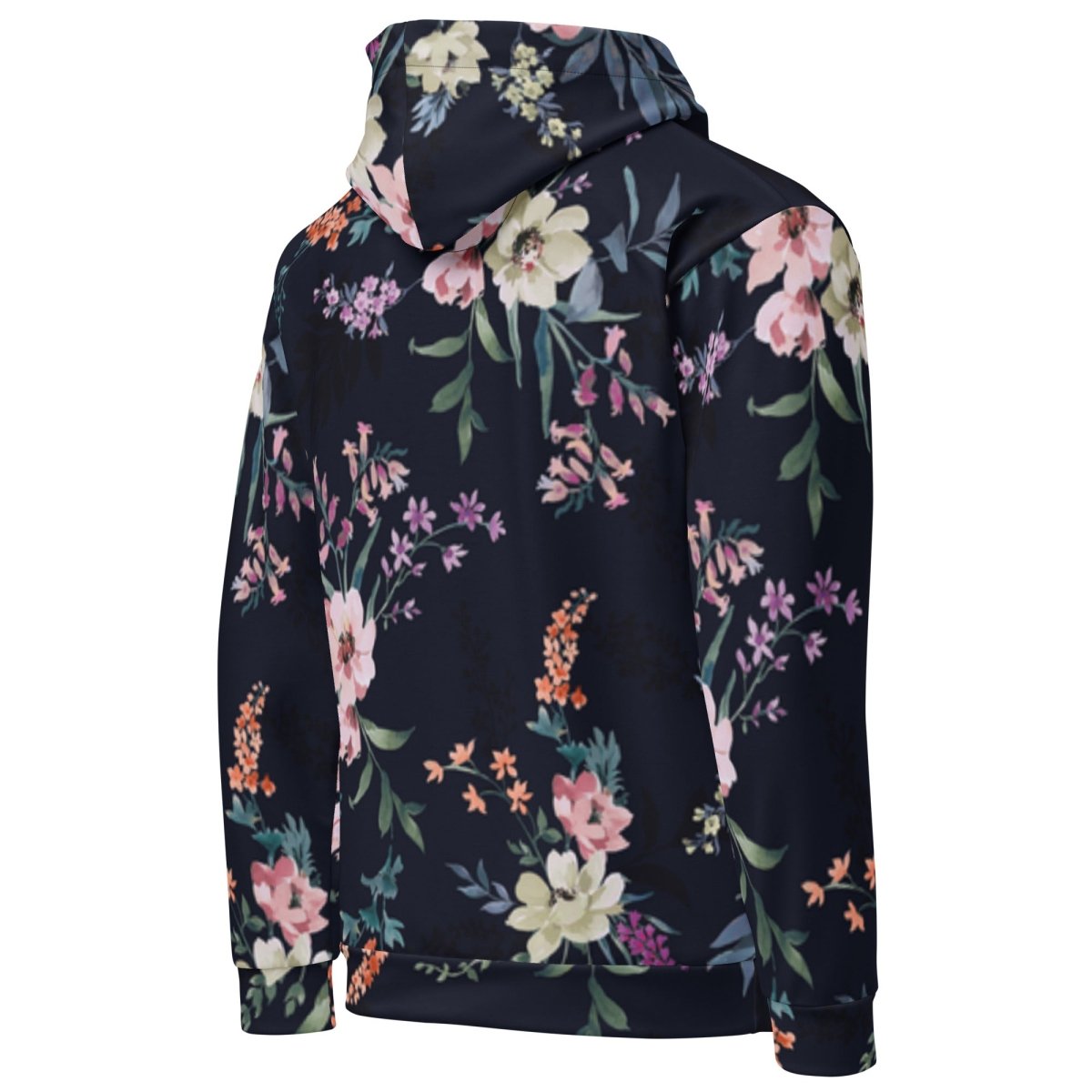Blue Floral Dog Mom Hoodie