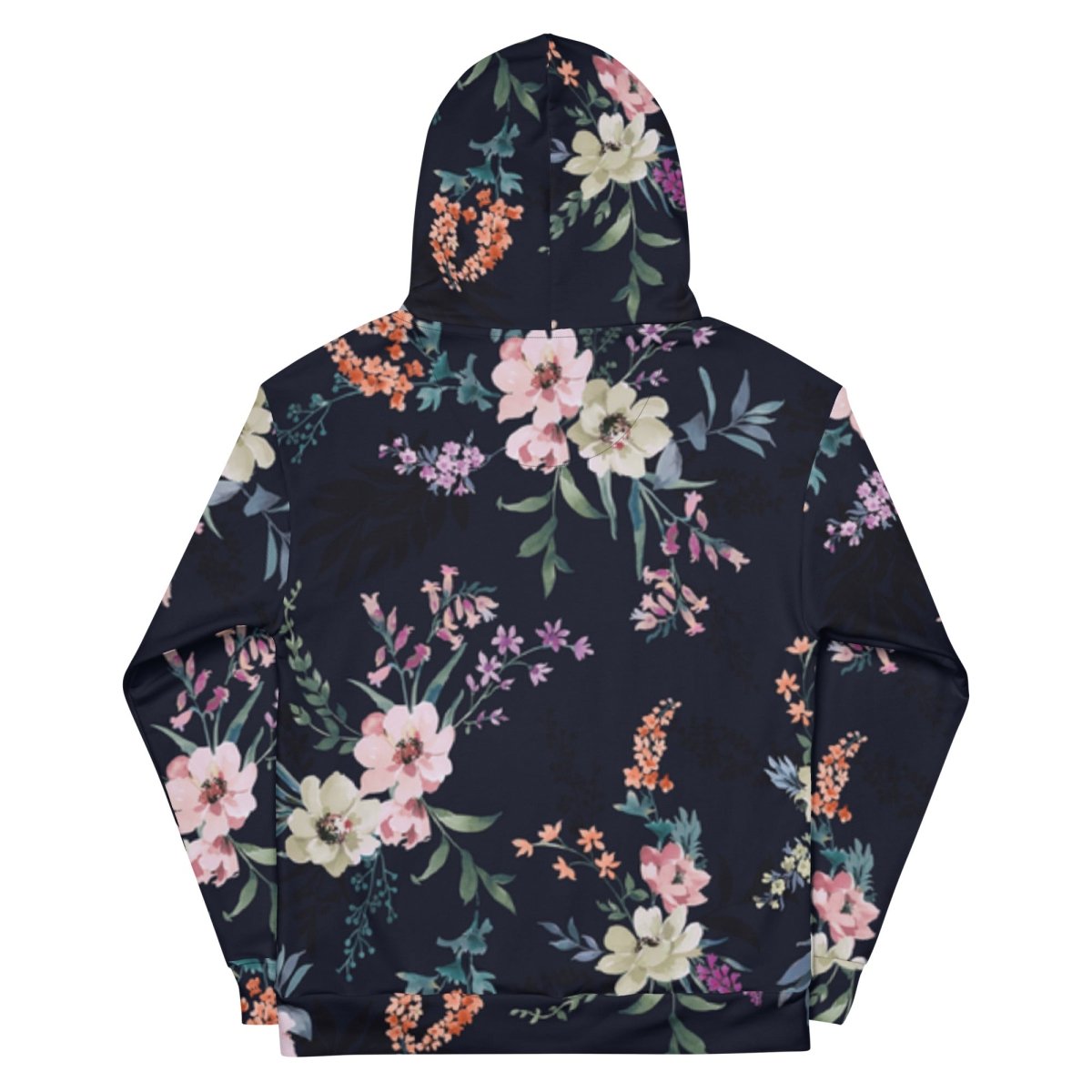 Blue Floral Dog Mom Hoodie