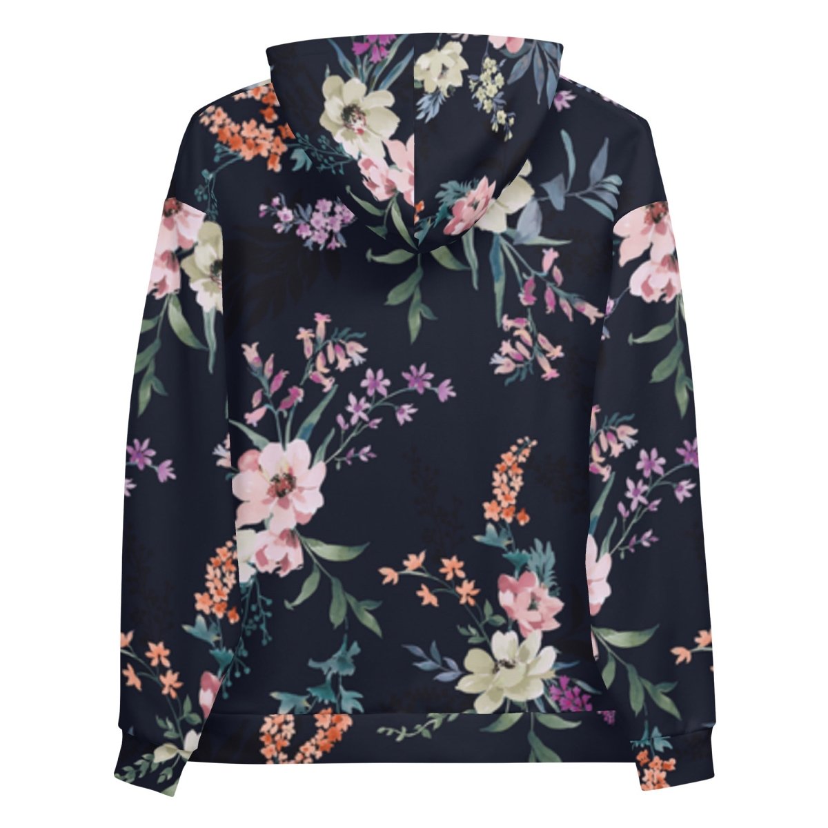 Blue Floral Dog Mom Hoodie