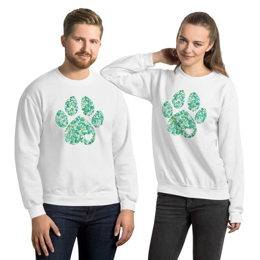 Clover Leaf Dog Paw Sweatshirt
