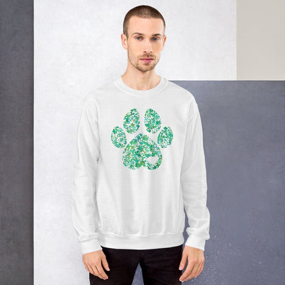Clover Leaf Dog Paw Sweatshirt