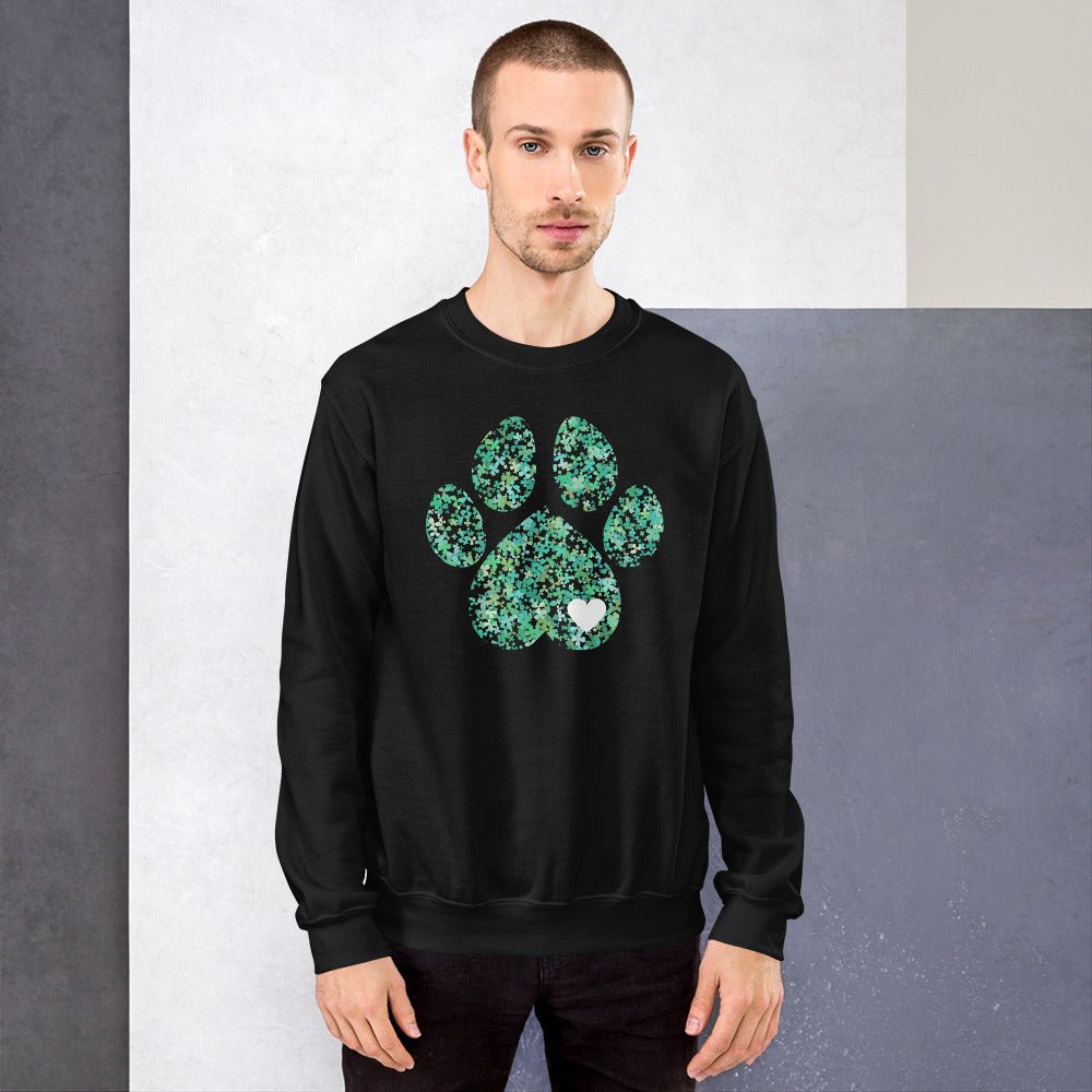 Clover Leaf Dog Paw Sweatshirt