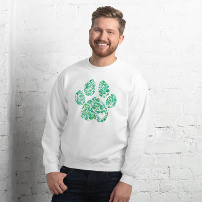 Clover Leaf Dog Paw Sweatshirt