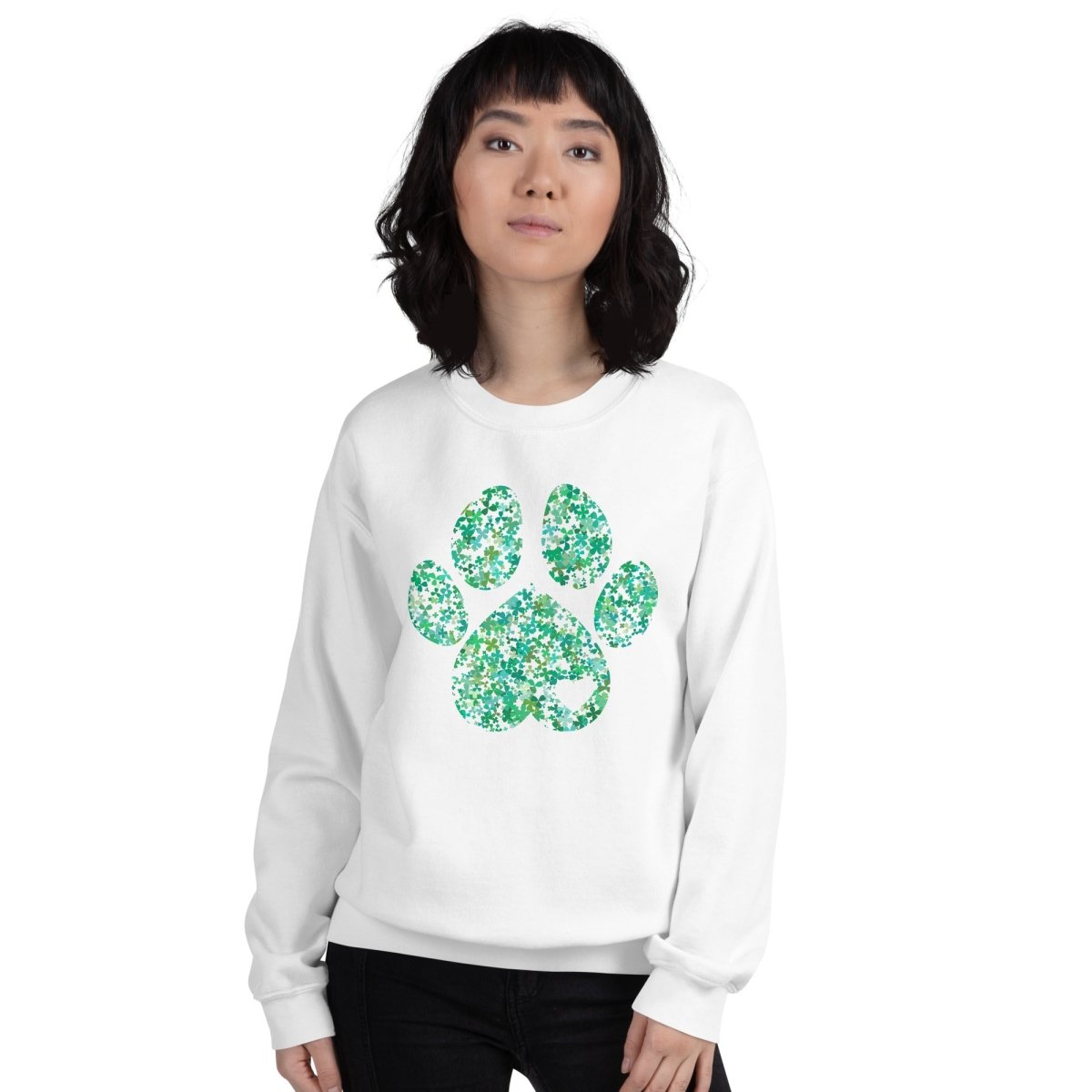 Clover Leaf Dog Paw Sweatshirt