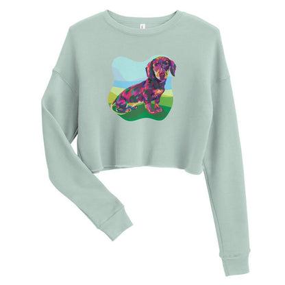 Dachshund Dog Crop Sweatshirt