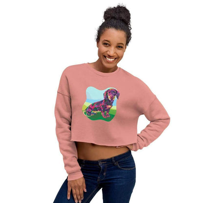 Dachshund Dog Crop Sweatshirt