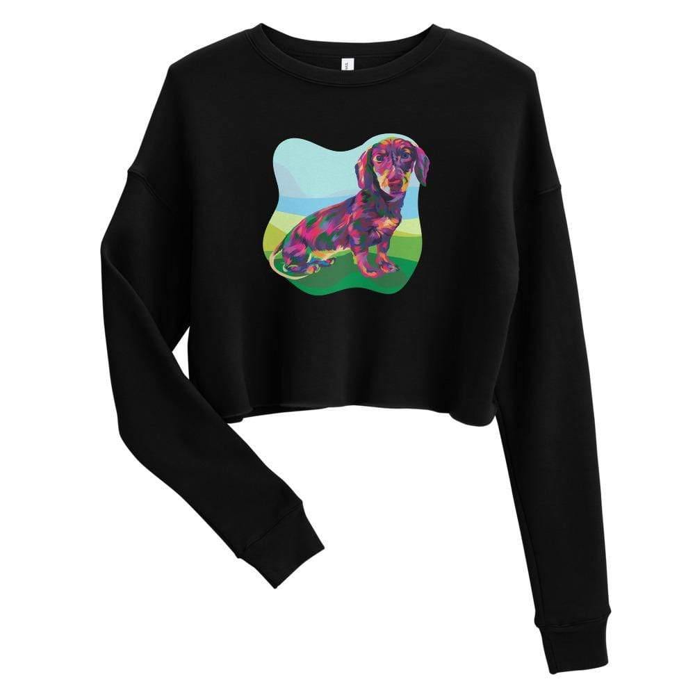Dachshund Dog Crop Sweatshirt