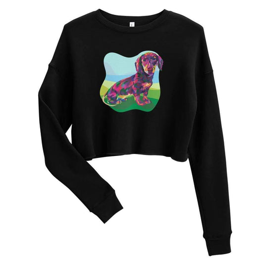 Dachshund Dog Crop Sweatshirt