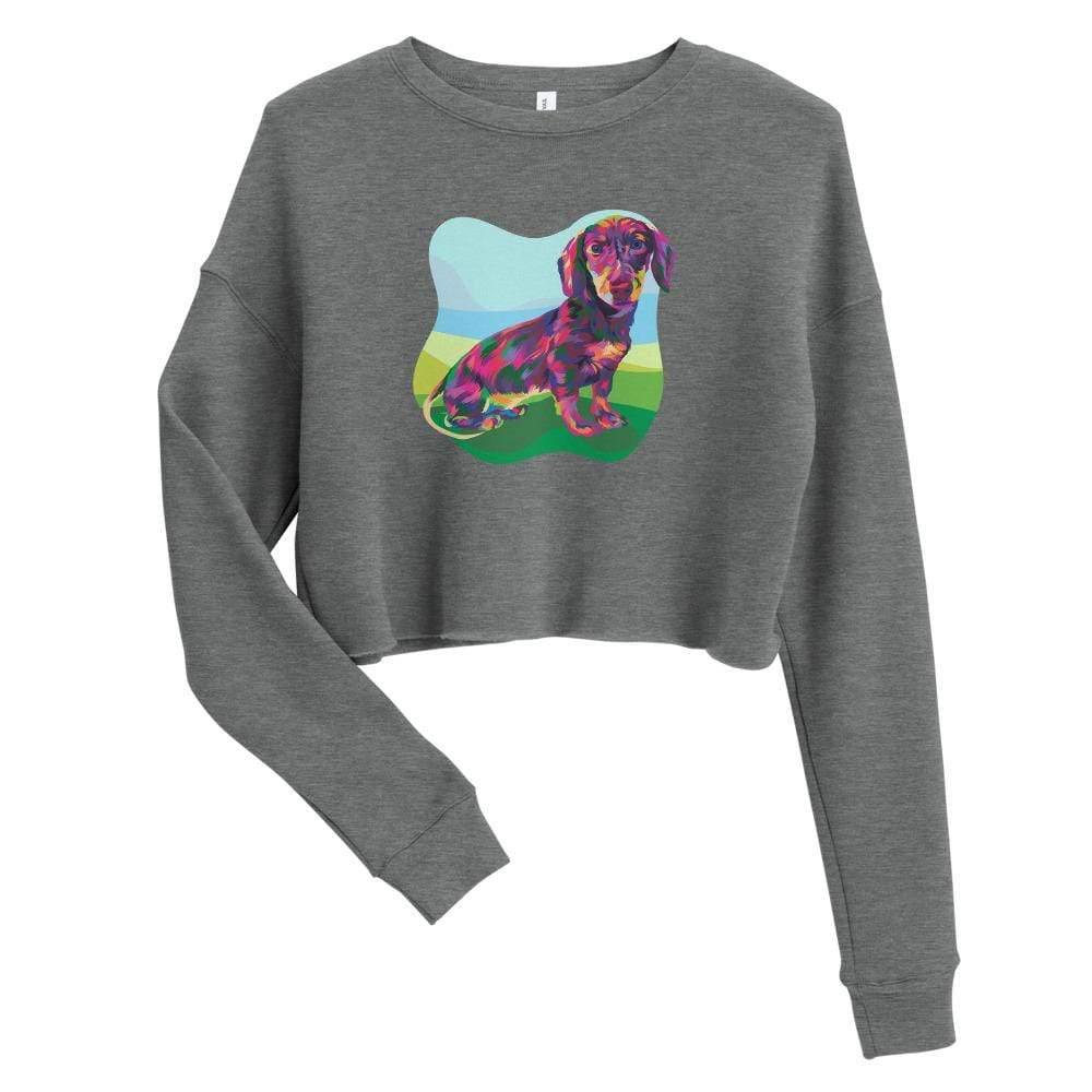 Dachshund Dog Crop Sweatshirt