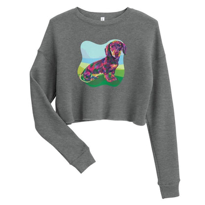 Dachshund Dog Crop Sweatshirt