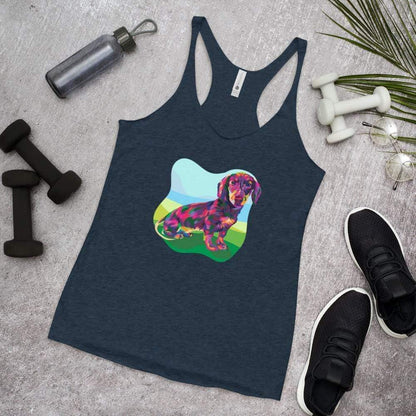 Dachshund Dog Racerback Tank Top