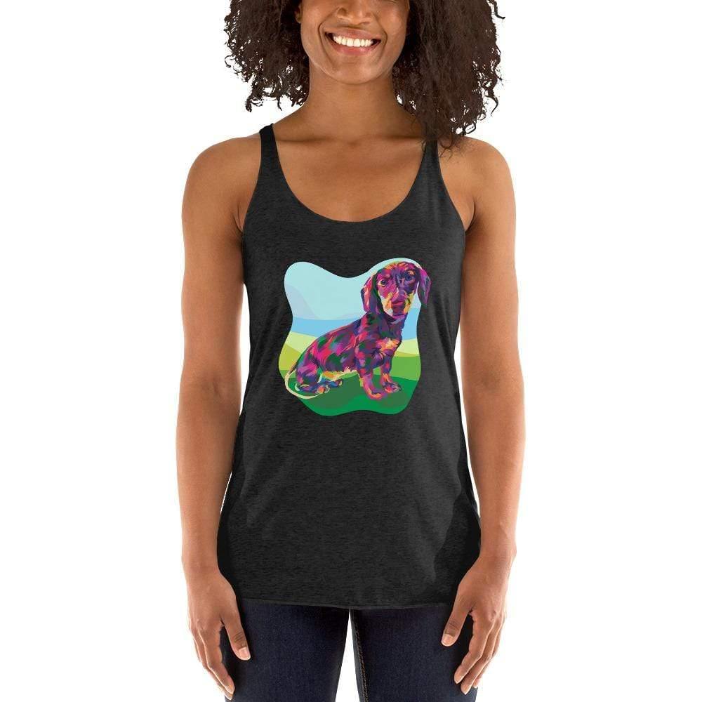 Dachshund Dog Racerback Tank Top