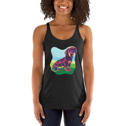 Dachshund Dog Racerback Tank Top