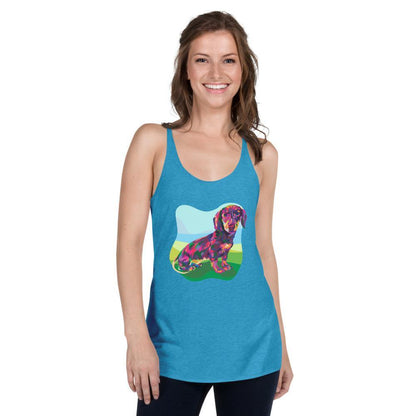 Dachshund Dog Racerback Tank Top