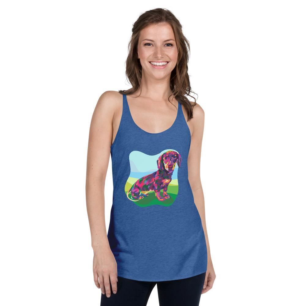 Dachshund Dog Racerback Tank Top