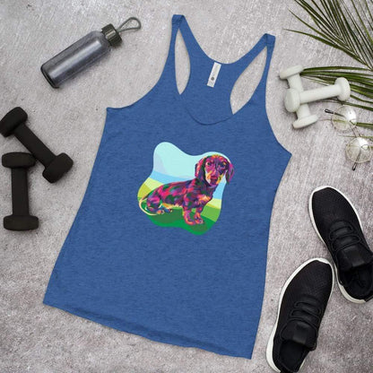 Dachshund Dog Racerback Tank Top