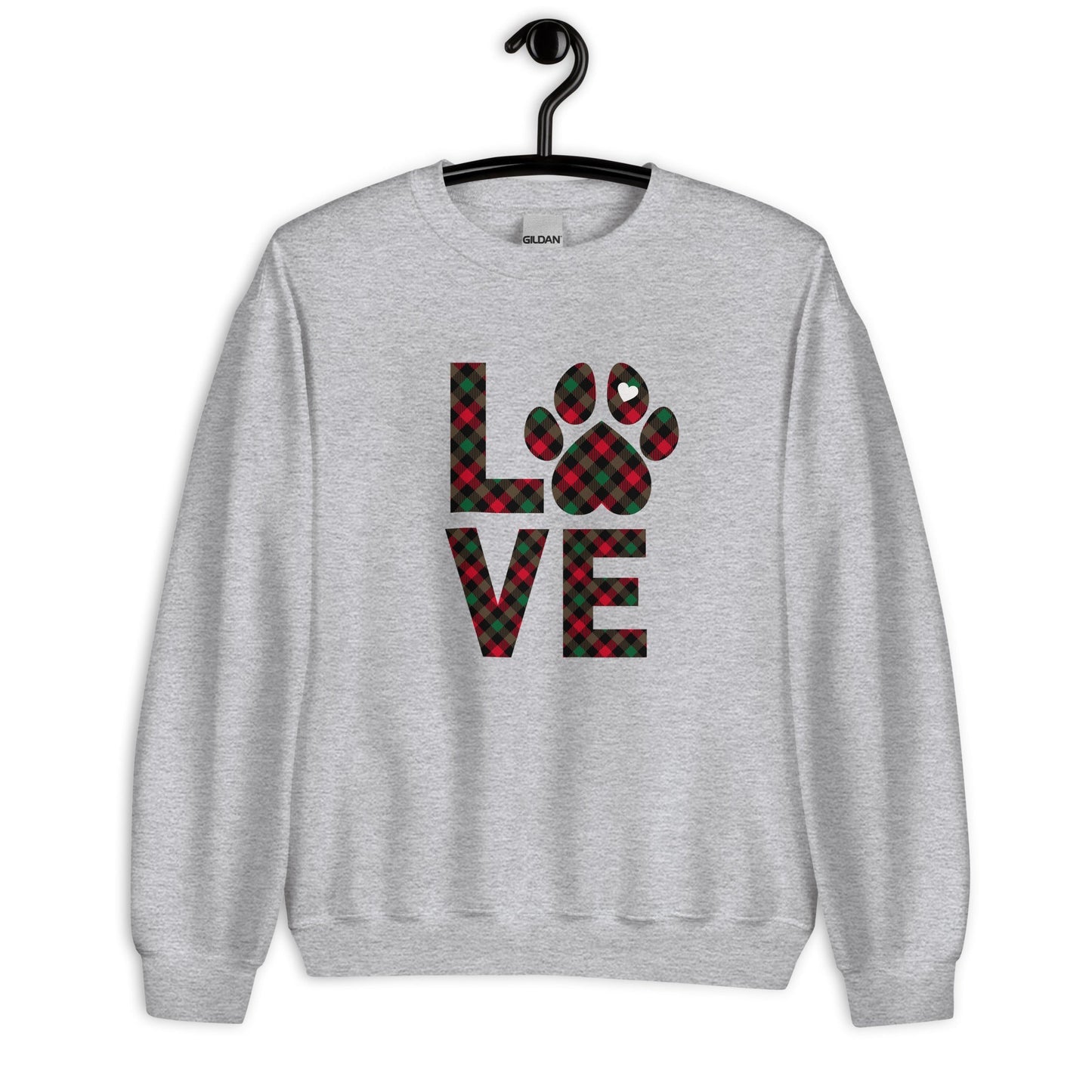 Dog LOVE Christmas Sweatshirt