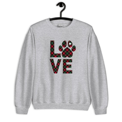 Dog LOVE Christmas Sweatshirt