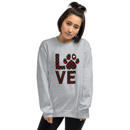 Dog LOVE Christmas Sweatshirt
