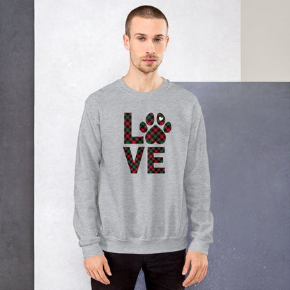 Dog LOVE Christmas Sweatshirt