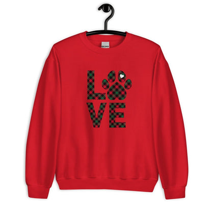 Dog LOVE Christmas Sweatshirt