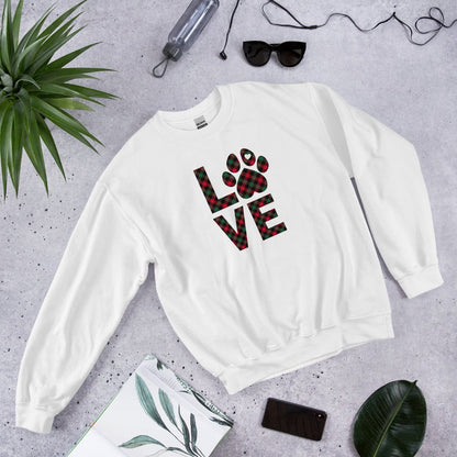 Dog LOVE Christmas Sweatshirt