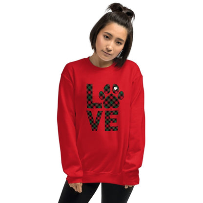 Dog LOVE Christmas Sweatshirt