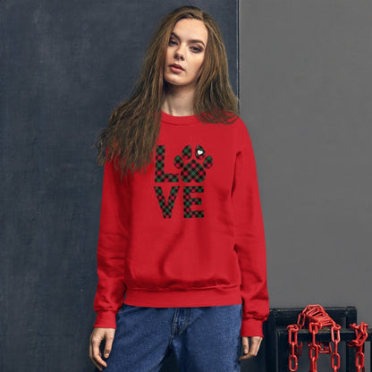 Dog LOVE Christmas Sweatshirt