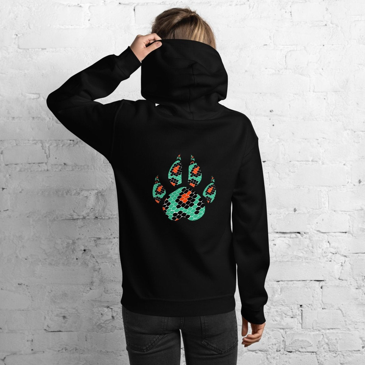 Dog Mama Animal Print Hoodie