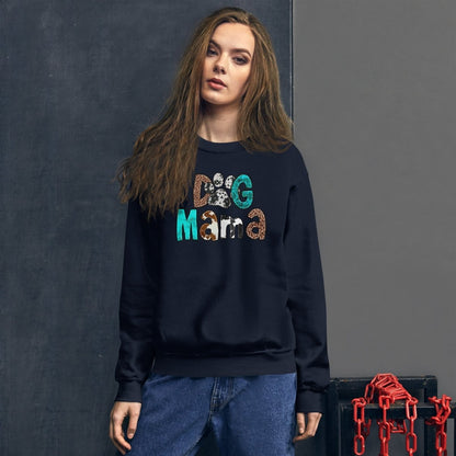 Dog Mama Cowhide Sweatshirt