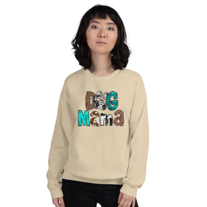 Dog Mama Cowhide Sweatshirt