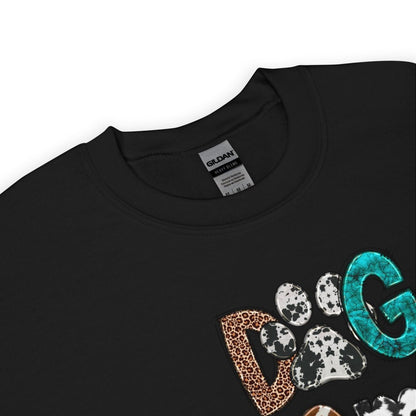 Dog Mama Cowhide Sweatshirt