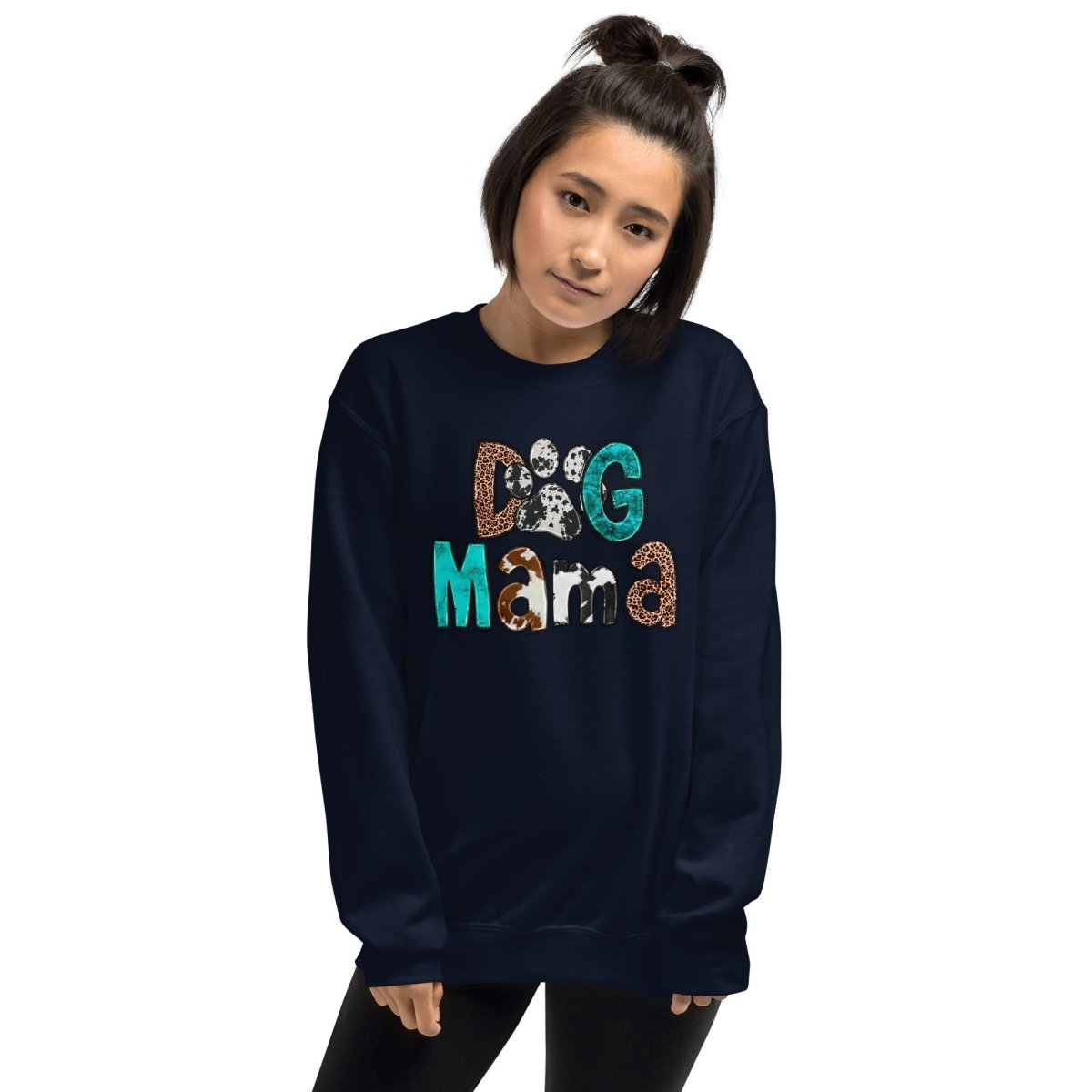 Dog Mama Cowhide Sweatshirt