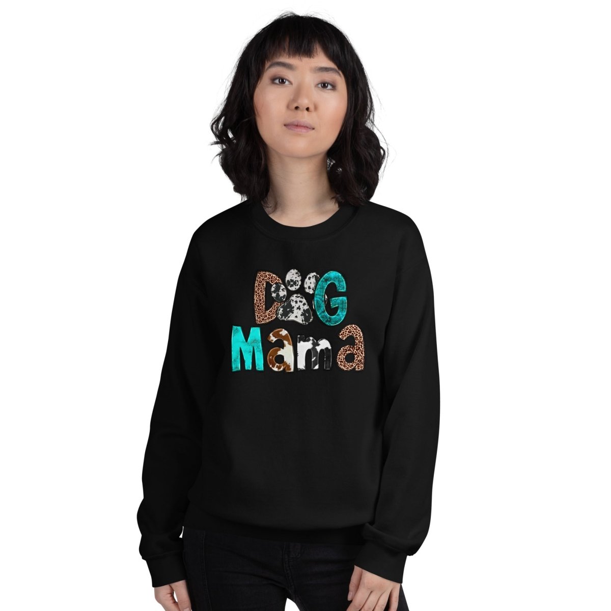 Dog Mama Cowhide Sweatshirt