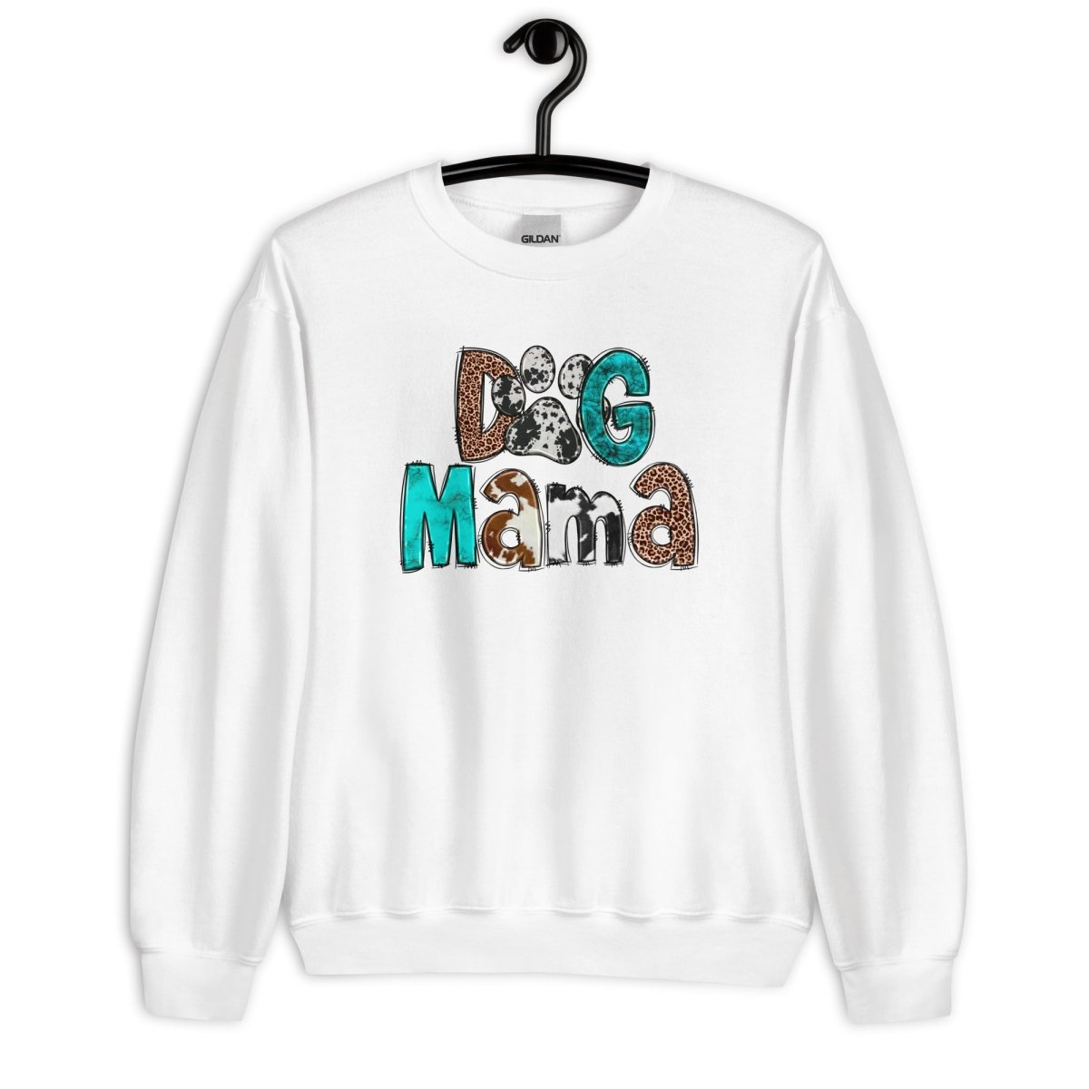 Dog Mama Cowhide Sweatshirt